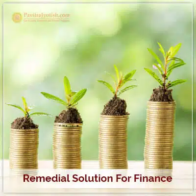 Remedial Solution for Finance