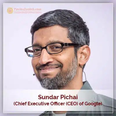 About Sundar Pichai Horoscope