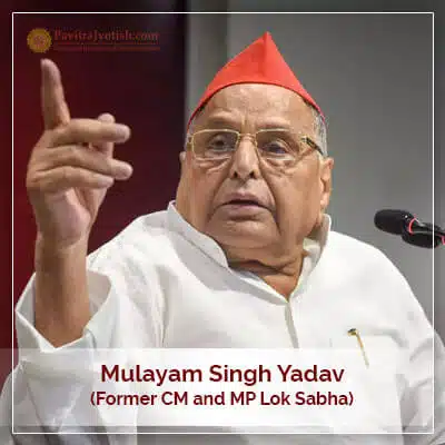 About Mulayam Singh Yadav Horoscope