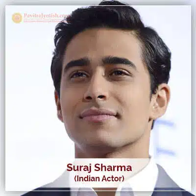 About Suraj Sharma Horoscope